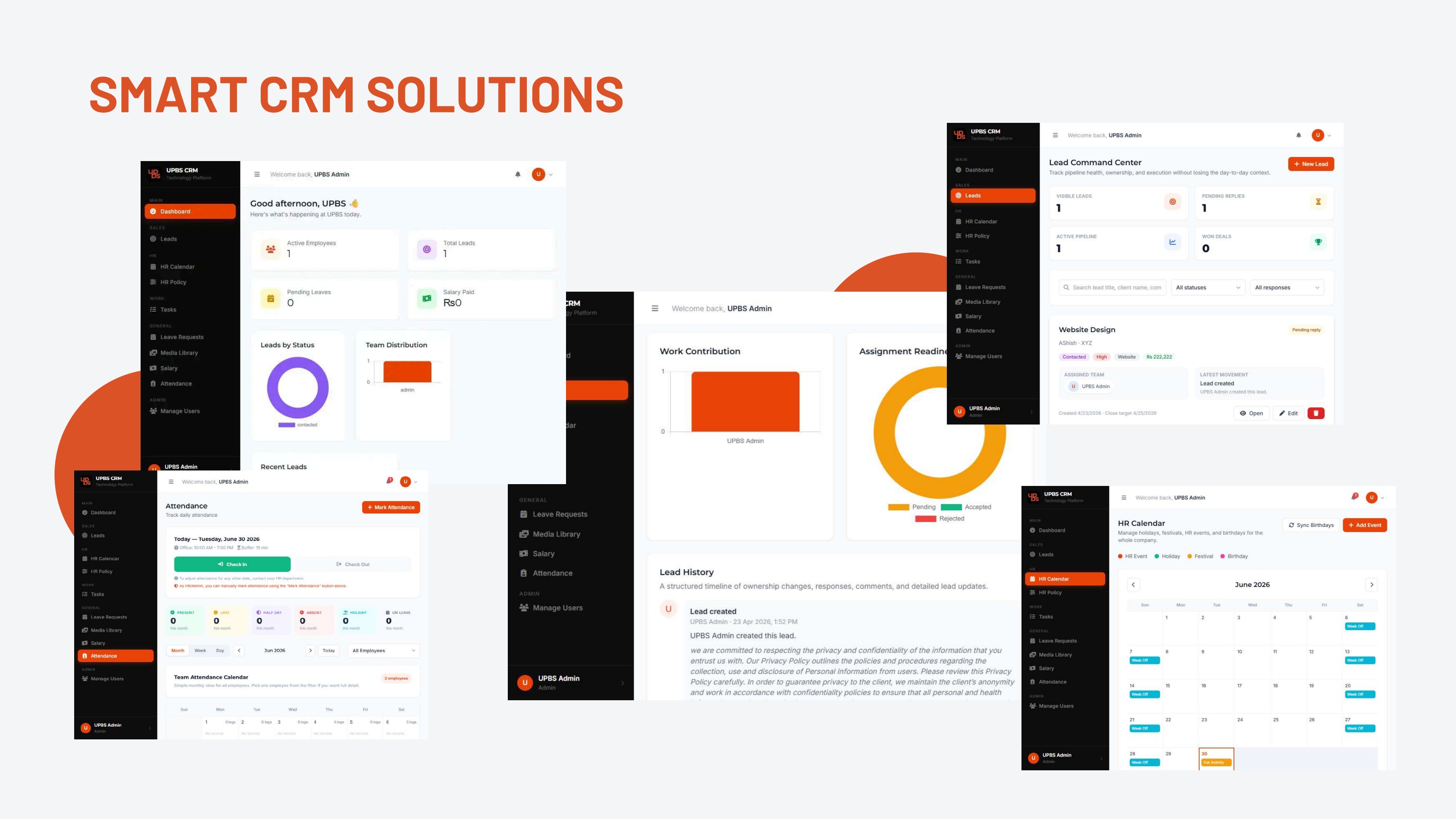 UPBS CRM preview